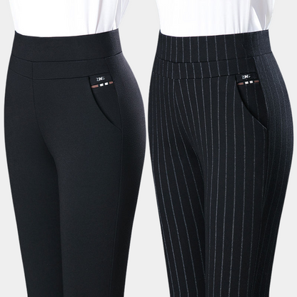Margot - Stretch broek met hoge taille voor de zomer