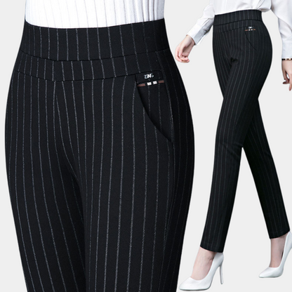 Margot - Stretch broek met hoge taille voor de zomer